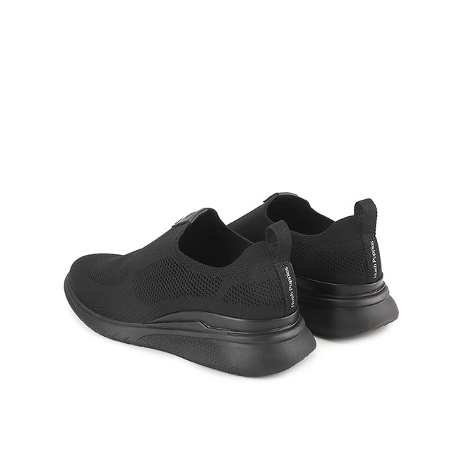 Advance Knit Slip On In Bold Black Knit