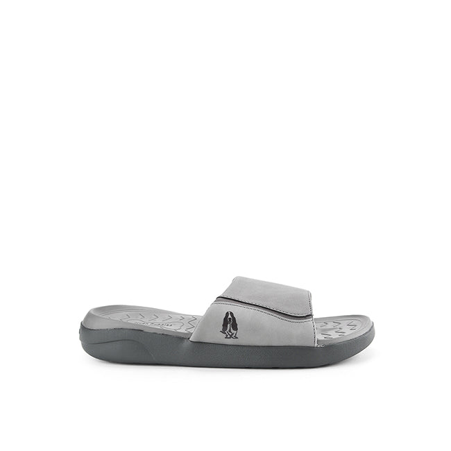 Hush Puppies Sandal Pria Stride Posh Slide In Grey