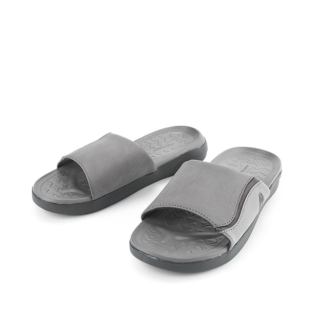 Hush Puppies Sandal Pria Stride Posh Slide In Grey