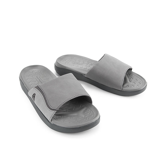 Hush Puppies Sandal Pria Stride Posh Slide In Grey