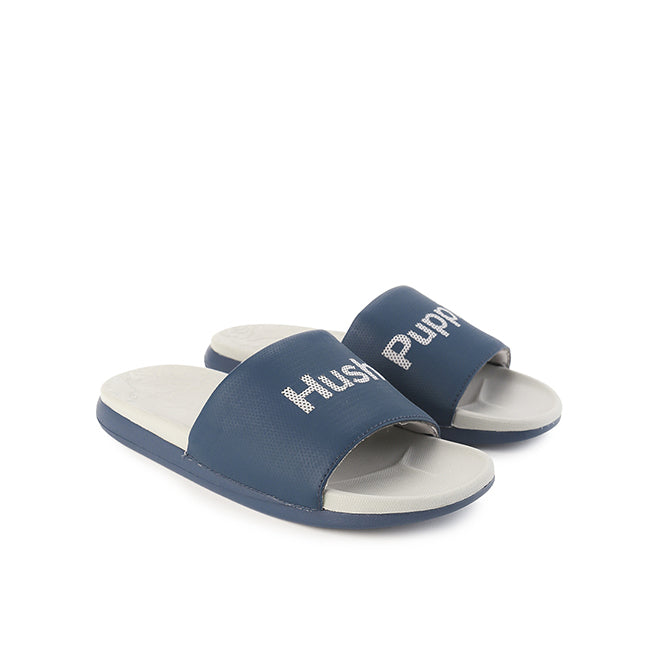 Hush Puppies Sandal Pria Summit George Slide In Navy