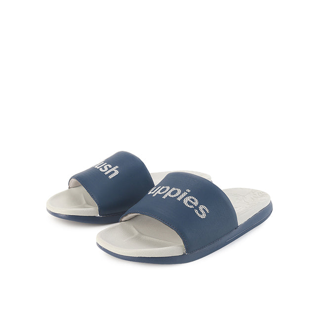 Hush Puppies Sandal Pria Summit George Slide In Navy