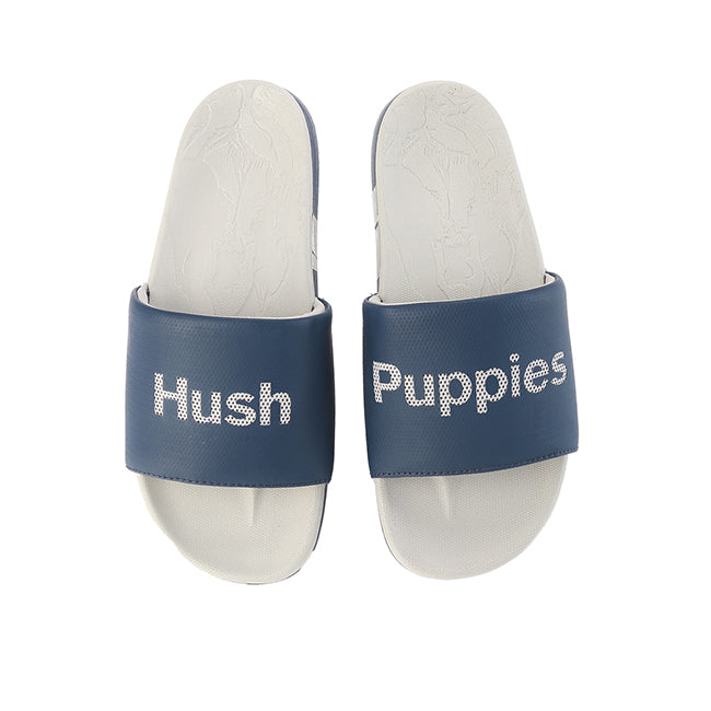 Hush Puppies Sandal Pria Summit George Slide In Navy