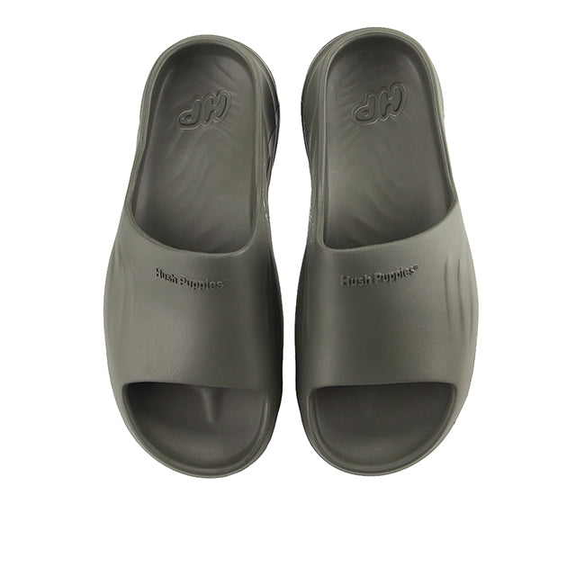 Hush Puppies Sandal Pria Lailo Slide In Olive