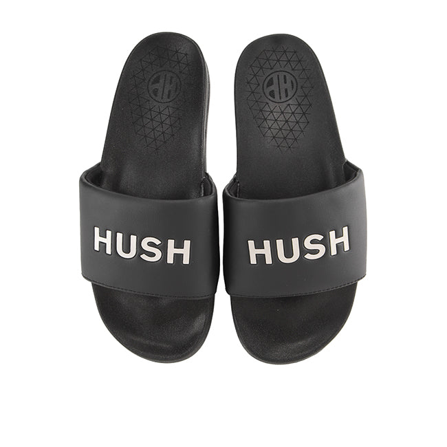 Hush Puppies Sandal Pria Miller Slide In Black