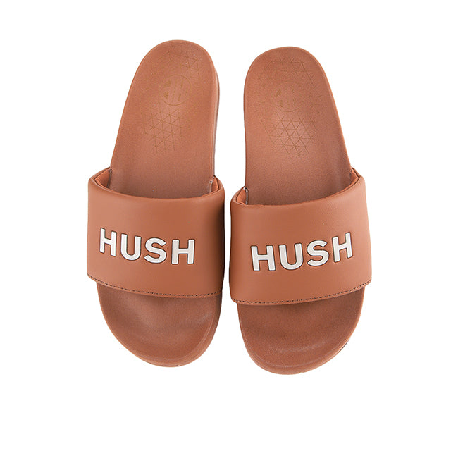 Hush Puppies Sandal Pria Miller Slide In Brown