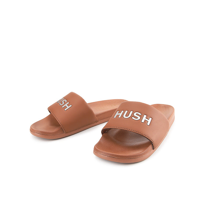 Hush Puppies Sandal Pria Miller Slide In Brown