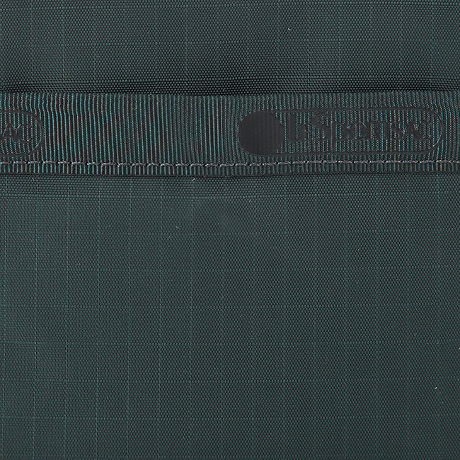 Compact Zip Wallet In Midnight Green