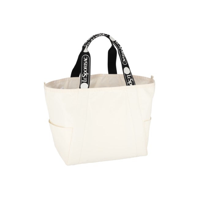 LeSportsac Unisex E/W Reversible Pkt Tote In Logo Jacquard Meringue T