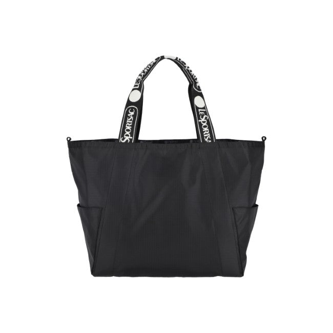 LeSportsac Unisex E/W Reversible Pkt Tote In Logo Jacquard Black T