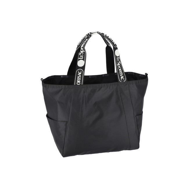 LeSportsac Unisex E/W Reversible Pkt Tote In Logo Jacquard Black T