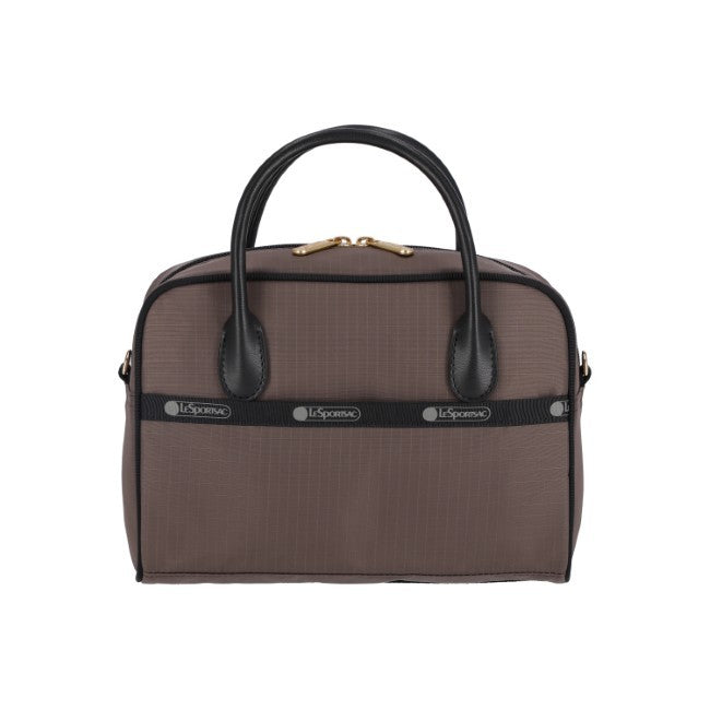 LeSportsac Unisex Square Th Crossbody In Uptown Dark Choco/Blk