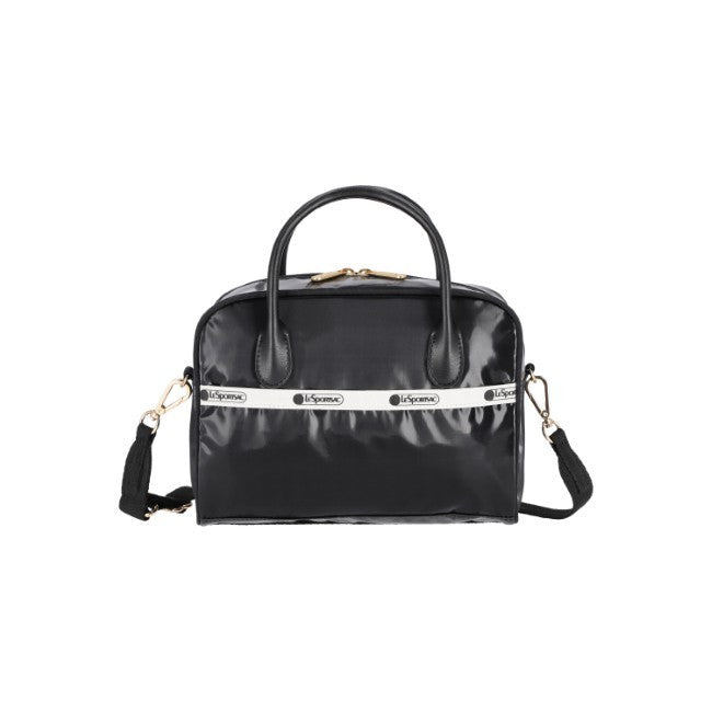 LeSportsac Unisex Square Th Crossbody In Uptown Blkshine/Blk2