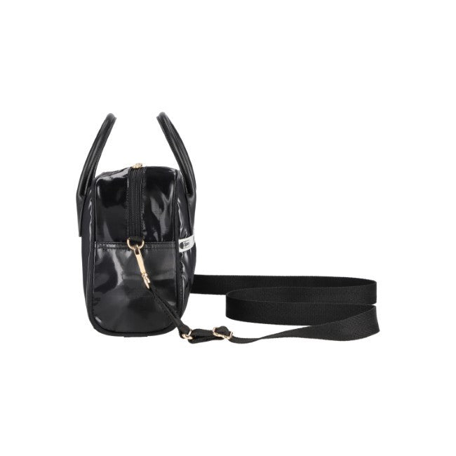 LeSportsac Unisex Square Th Crossbody In Uptown Blkshine/Blk2