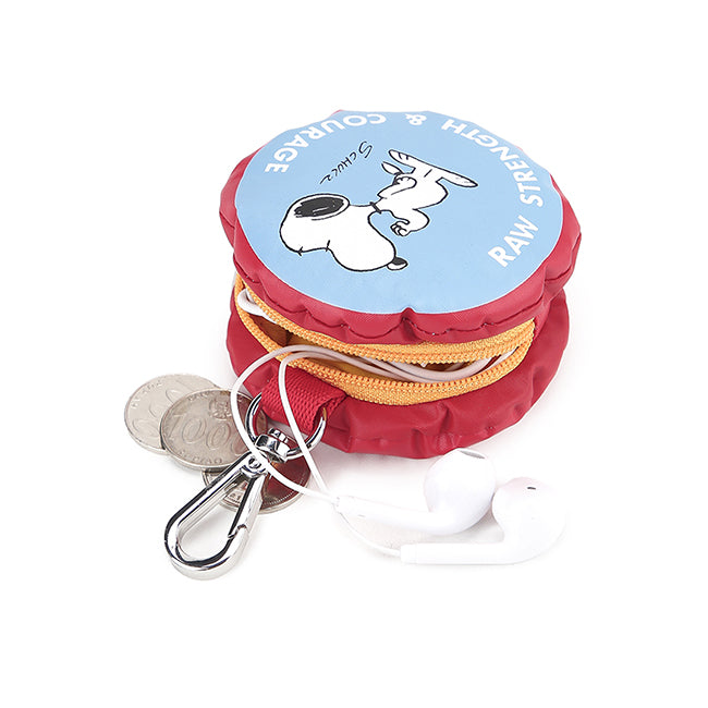 LeSportsac Aksesoris Unisex Circle Pouch Hangoff In Peanuts Social Club Clip