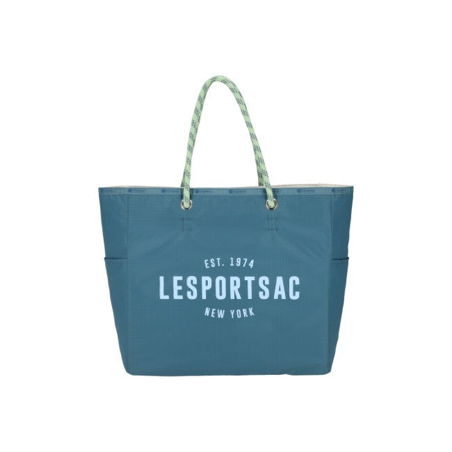 LeSportsac Unisex Bags Large 2 Way Tote In 2 Way Blue Indgo/Merngue