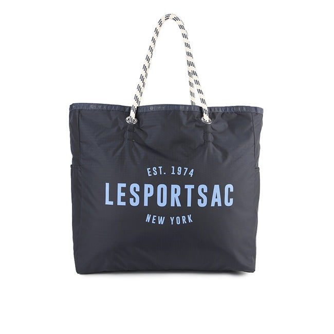LeSportsac Unisex Bags Large 2 Way Tote In 2Way Deep Sea Blue/Lime