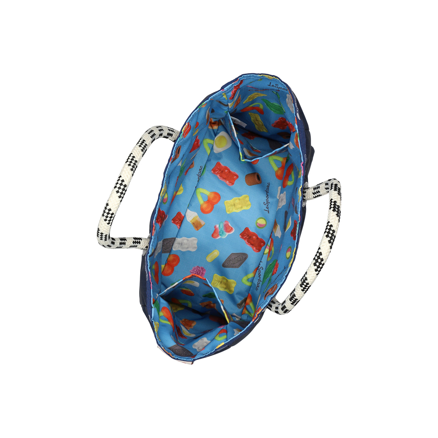 LeSportsac Tas Unisex Medium 2 Way Tote In Haribo Nyc Reversible Tte