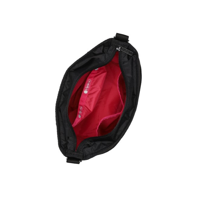 LeSportsac Unisex Small Bucket Bag In Black Cats Embroidery