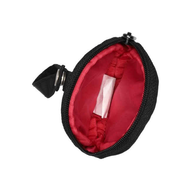 LeSportsac Unisex Mini Round Charm In Black Cats Embroidery