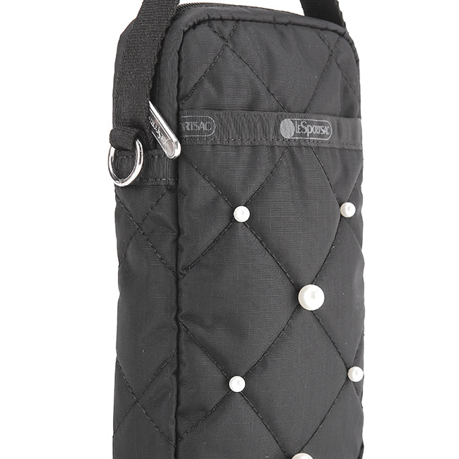 Mini Phone W Pearls In Midnight Pearl