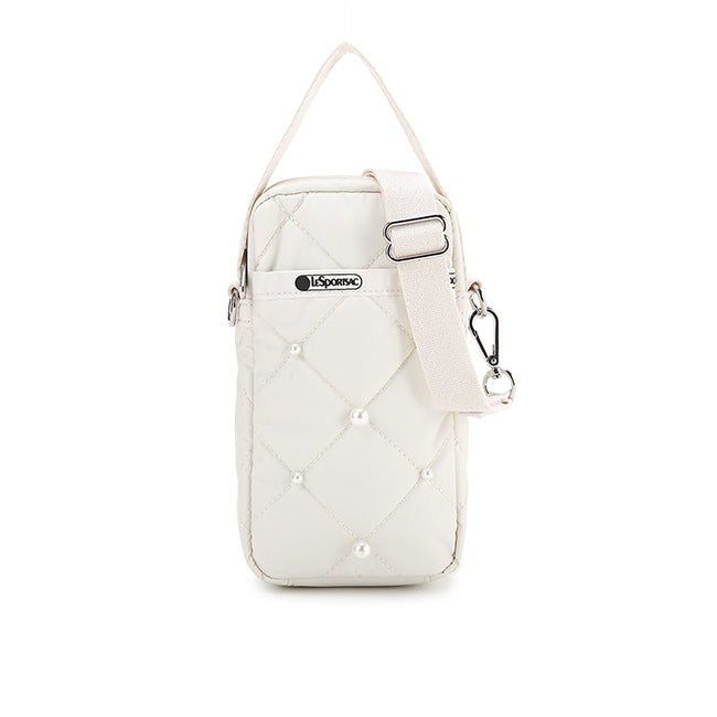 Mini Phone W Pearls In Starlight Pearl