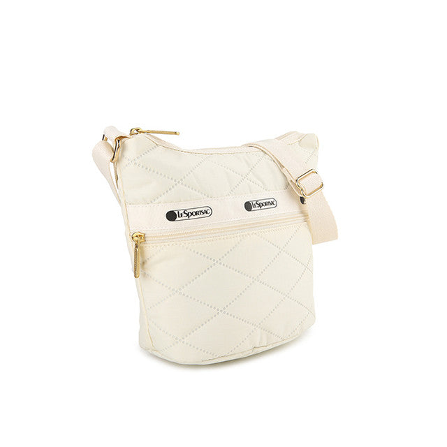 Mini Bucket Shoulder Bag In Sandbar Cross Deboss