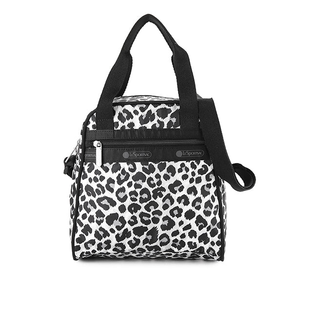 N/S Mini Satchel In Neutral Leopard