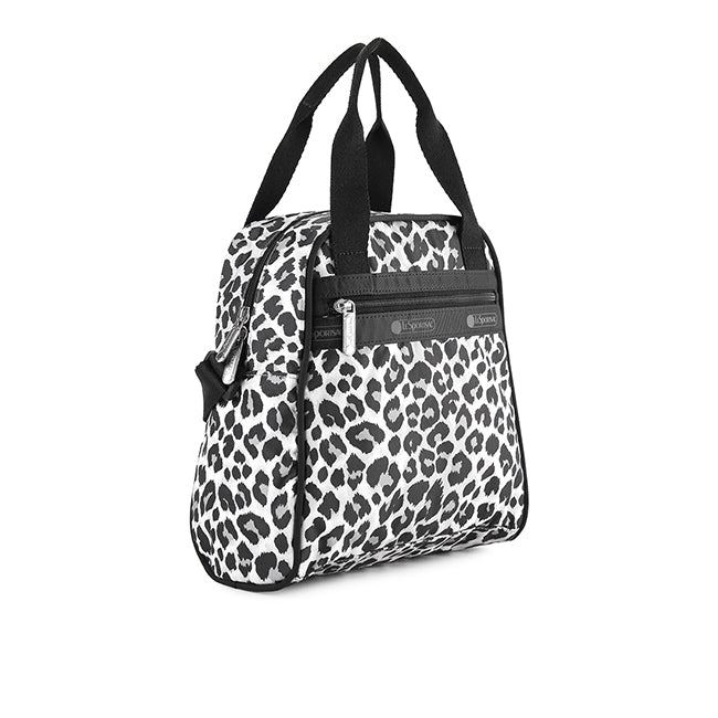 N/S Mini Satchel In Neutral Leopard