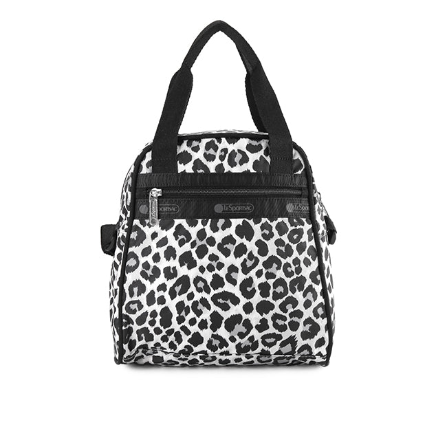 N/S Mini Satchel In Neutral Leopard