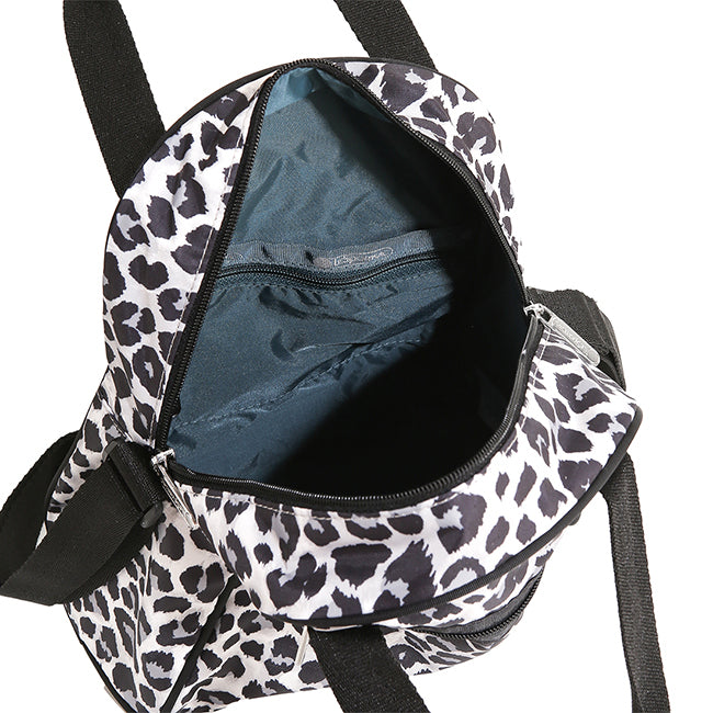 N/S Mini Satchel In Neutral Leopard