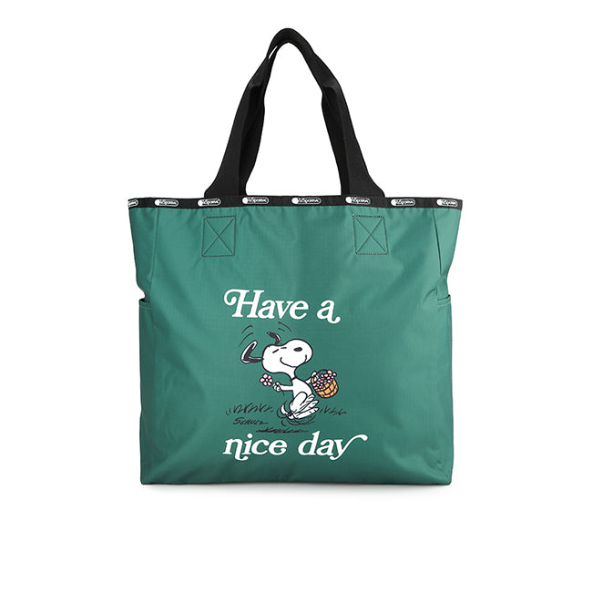 LeSportsac Tas Unisex Tote bag Lg Reversible Tote In Snoopy And Gang Tote