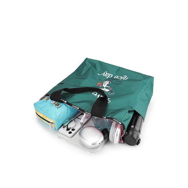 LeSportsac Tas Unisex Tote bag Lg Reversible Tote In Snoopy And Gang Tote