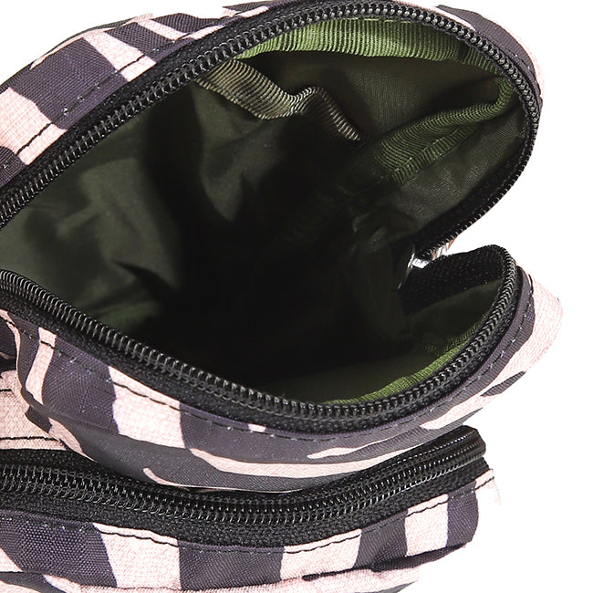 Mini Phone Bag In Raffia Zebra