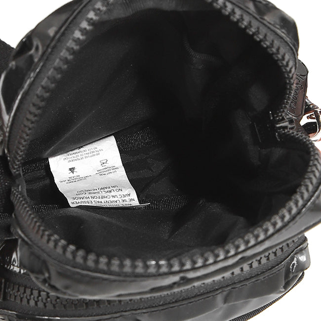 Mini Phone Bag In Black Shine