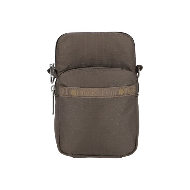 LeSportsac Unisex Mini Phone Bag In Dark Chocolate