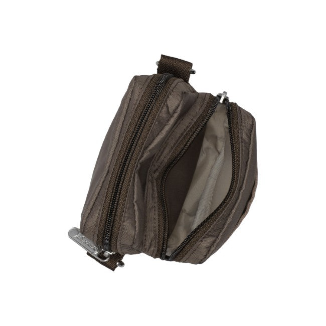 LeSportsac Unisex Mini Phone Bag In Dark Chocolate