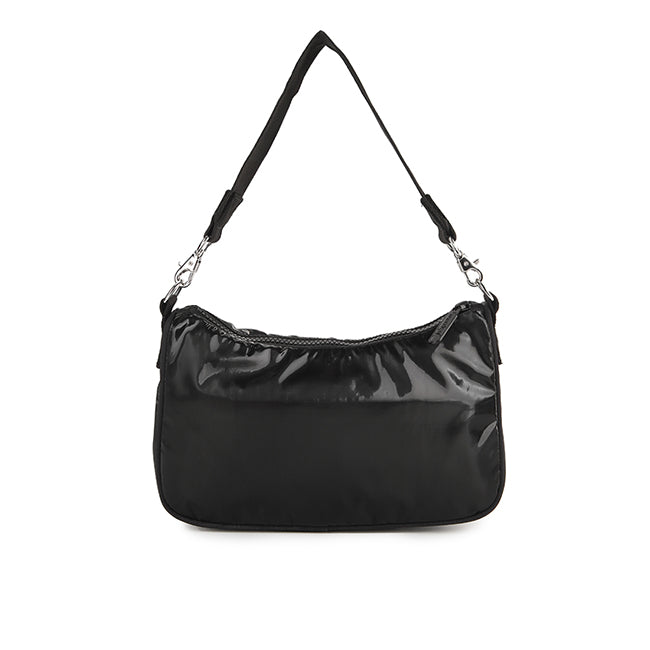 Sm Conv Shoulder In Black Shine