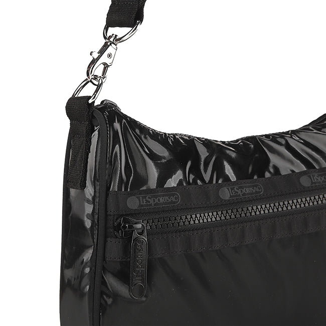 Sm Conv Shoulder In Black Shine