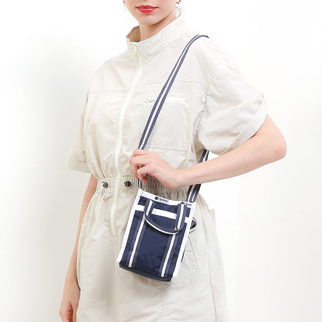 Mini Phone Tote In Spectator Deep Blue