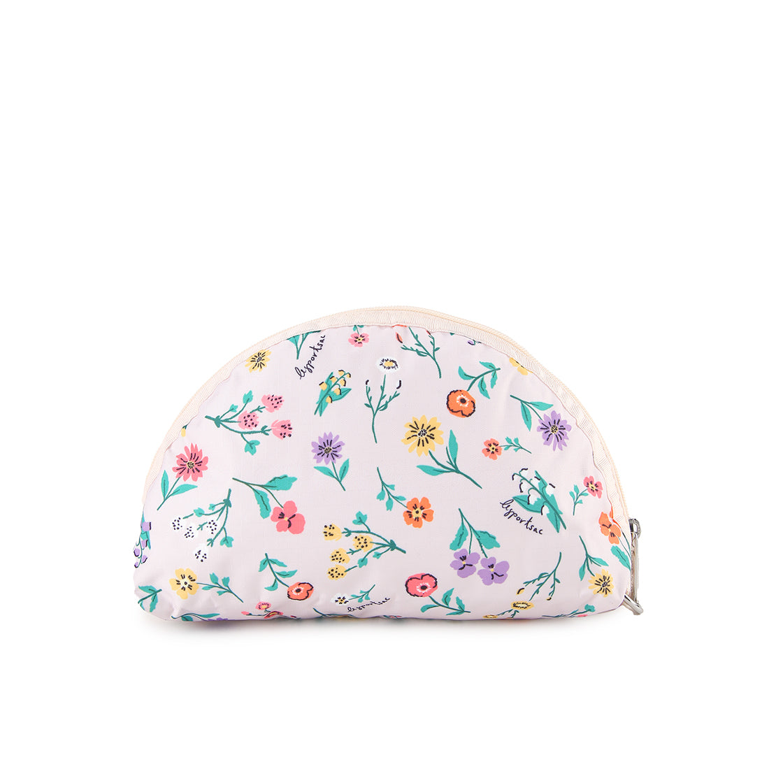 LeSportsac Unisex 2-Zip Wristlet In Tossed Wildflowers