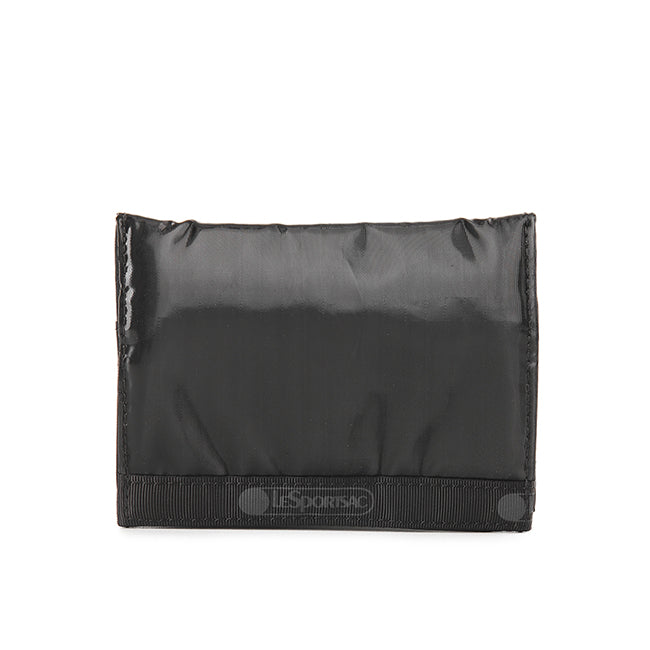 Snap Card Case In Black Shine