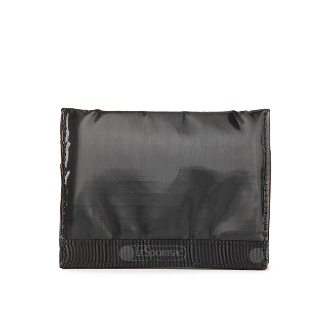 Snap Card Case In Black Shine