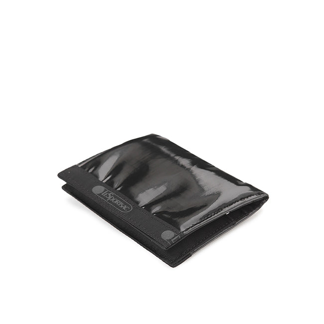 Snap Card Case In Black Shine