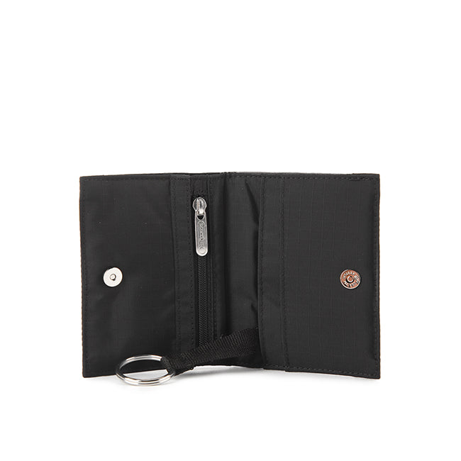 Snap Card Case In Black Shine