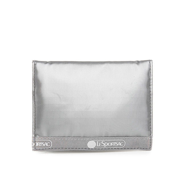 Snap Card Case In Gunmetal Gray Shine