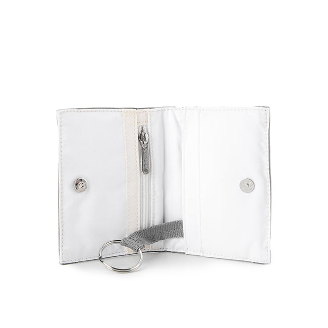 Snap Card Case In Gunmetal Gray Shine