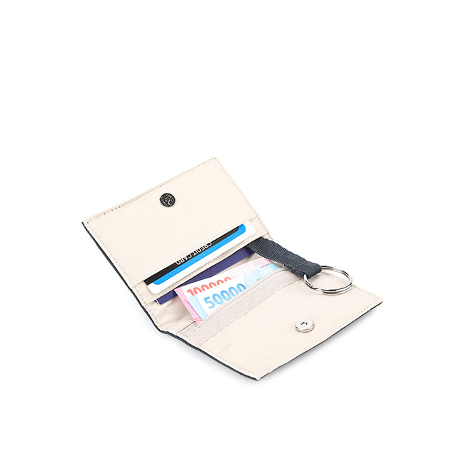 Snap Card Case In Midnight Green