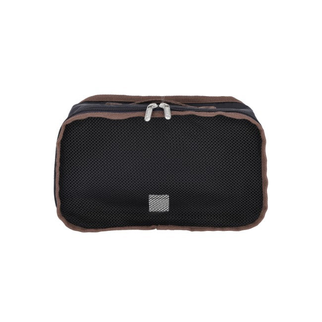 LeSportsac Unisex Packing Pouch Set In Deep Sea/Dark Chocolate