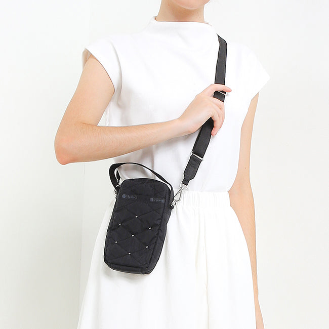 Th Mini Crossbody In Black Quilt Studs